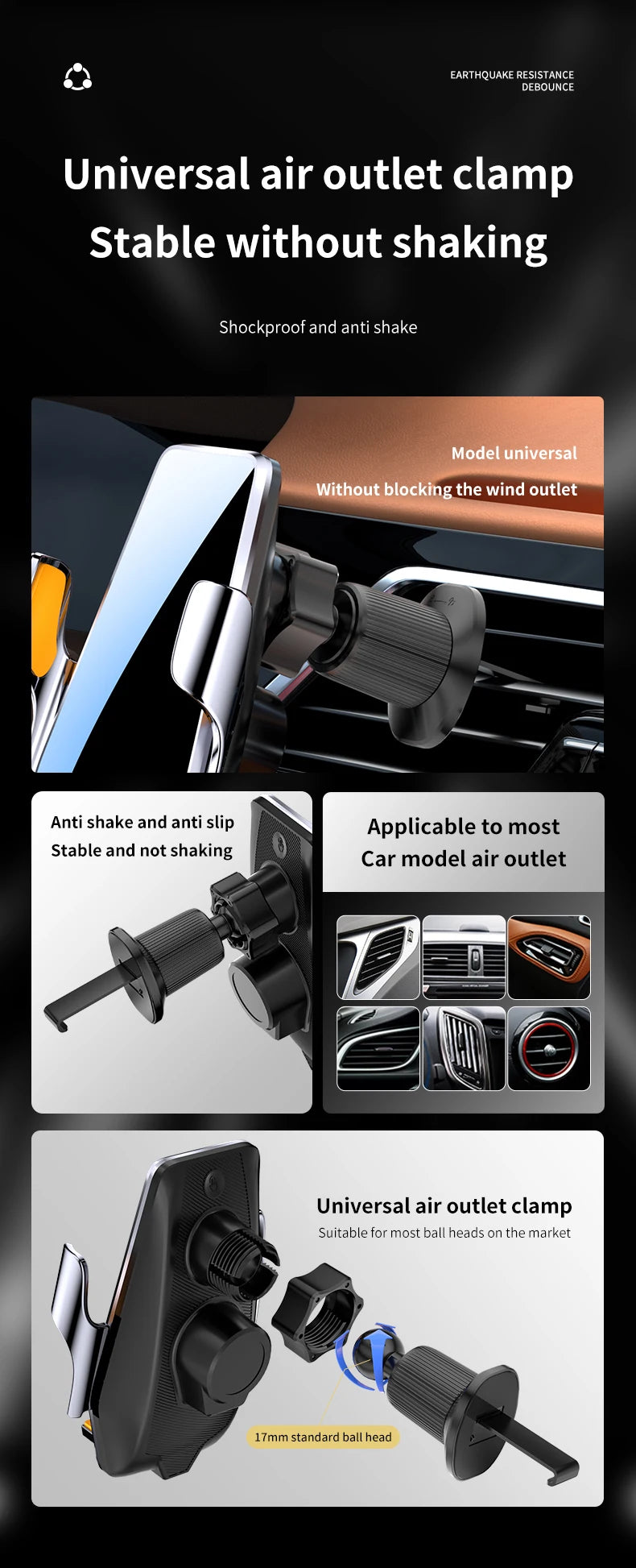 Suporte magnético automóvel Max 66W
