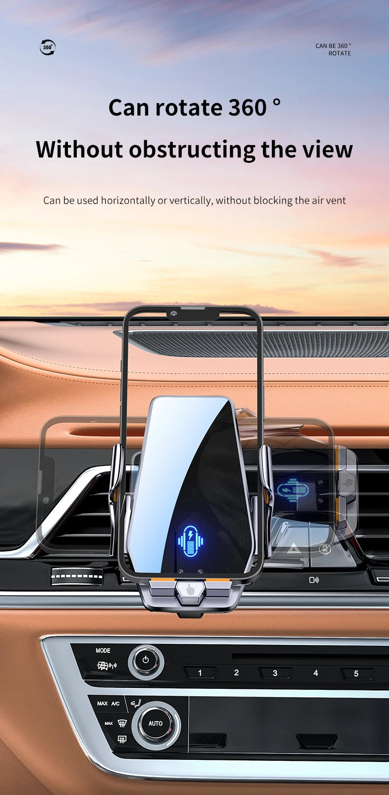 Suporte magnético automóvel Max 66W
