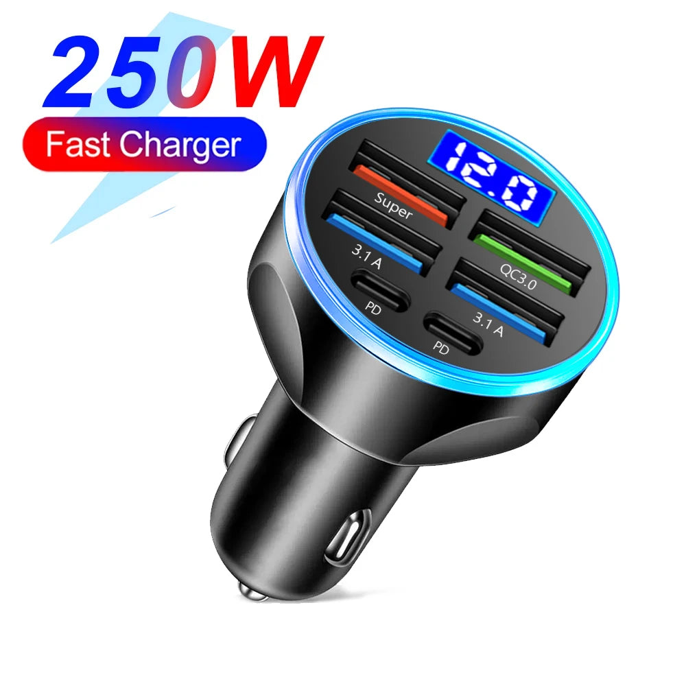 Carregador PD QC3.0 de 66-250 W